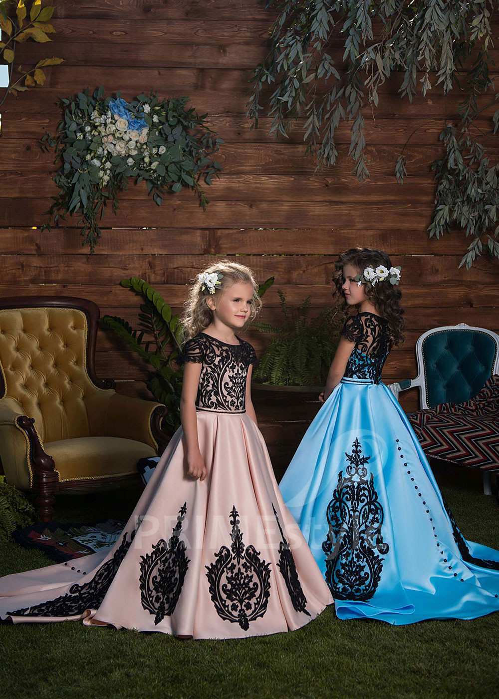 Detské princeznovské šaty RV013