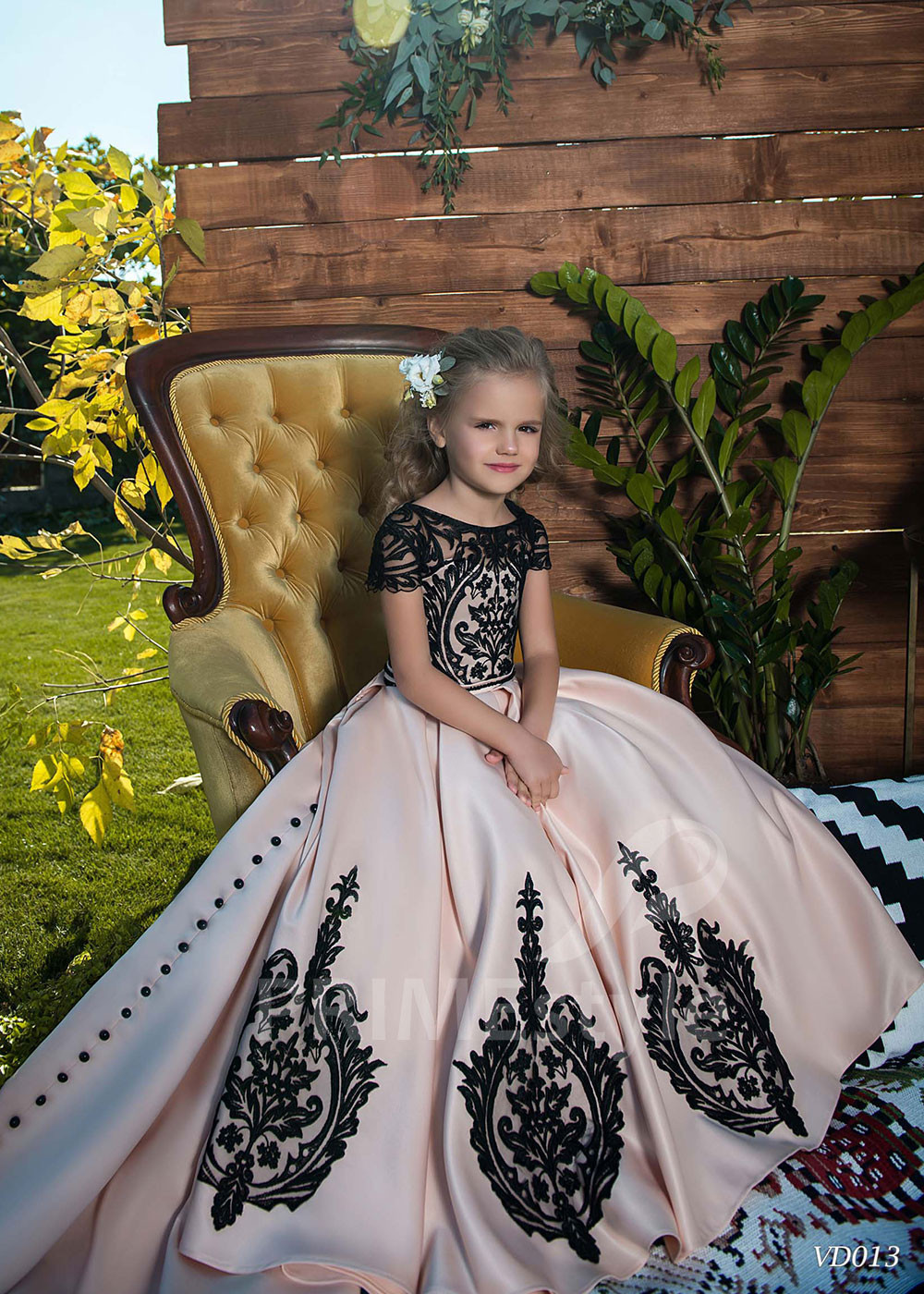 Detské princeznovské šaty RV013