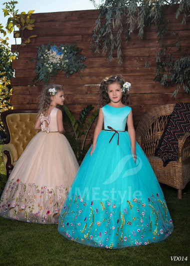 Detské šaty na svadbu RV014