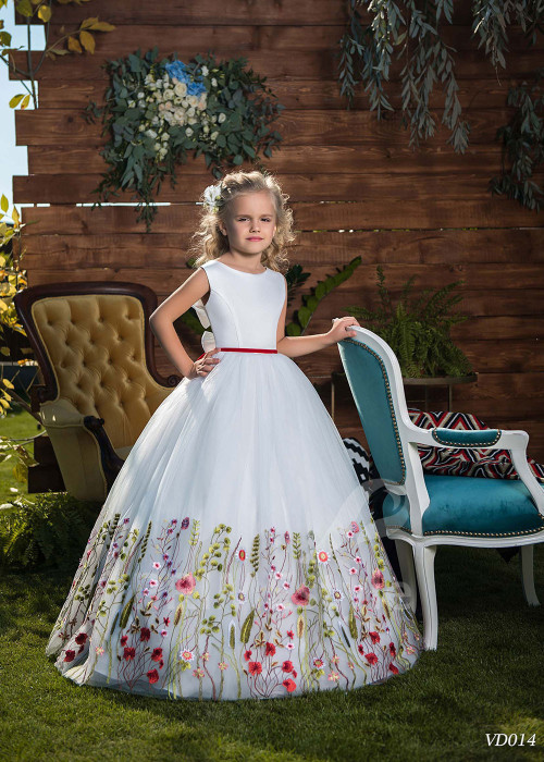 Detské šaty na svadbu RV014