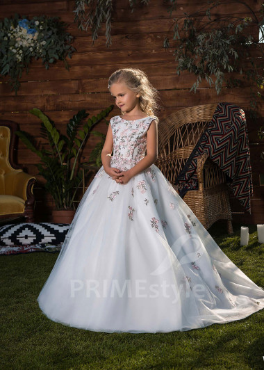 Šaty na svadbu pre malé družičky RV015