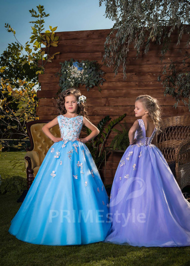 Šaty na svadbu pre malé družičky RV015 - primestyle.sk