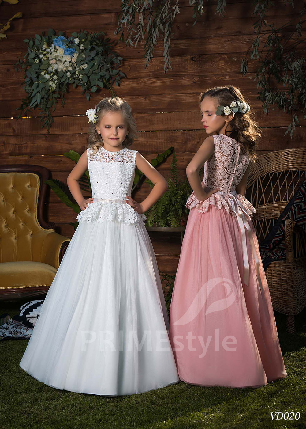 Detské šaty na svadbu RV020