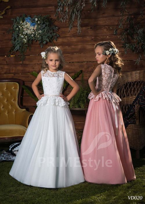 Detské šaty na svadbu RV020