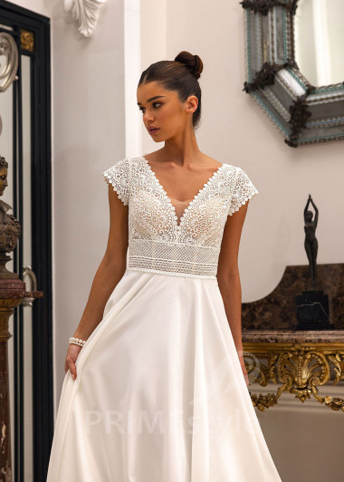 Jednoduché BOHO svadobné šaty Gloria - primestyle.sk