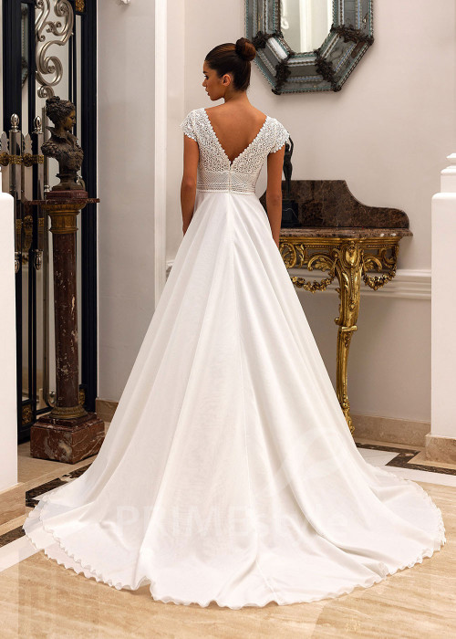 Jednoduché BOHO svadobné šaty Gloria