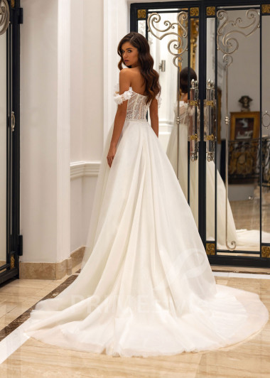 Luxusné kvetované svadobné šaty Maya - primestyle.sk