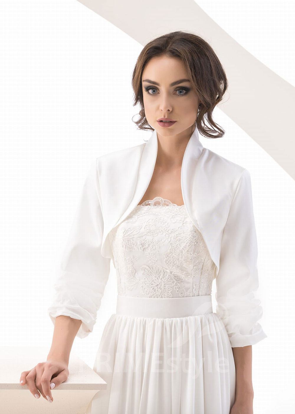 Jednoduché svadobné bolerko RB-40