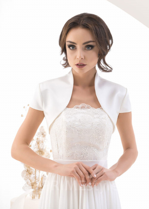 Jednoduché svadobné bolerko RB-47O