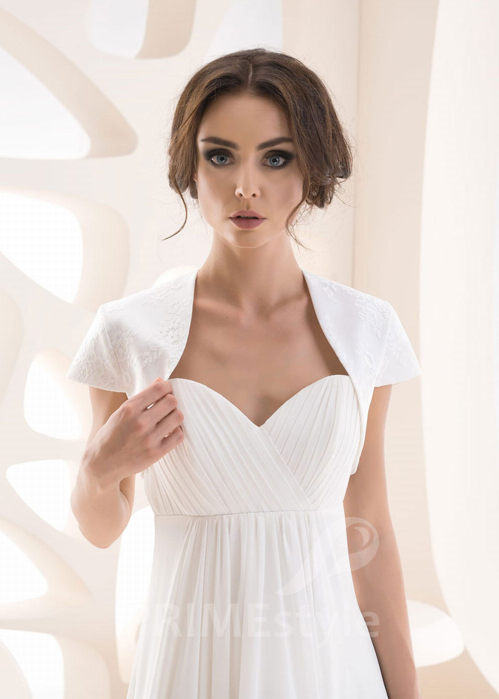 Čipkované svadobné bolerko RB-97