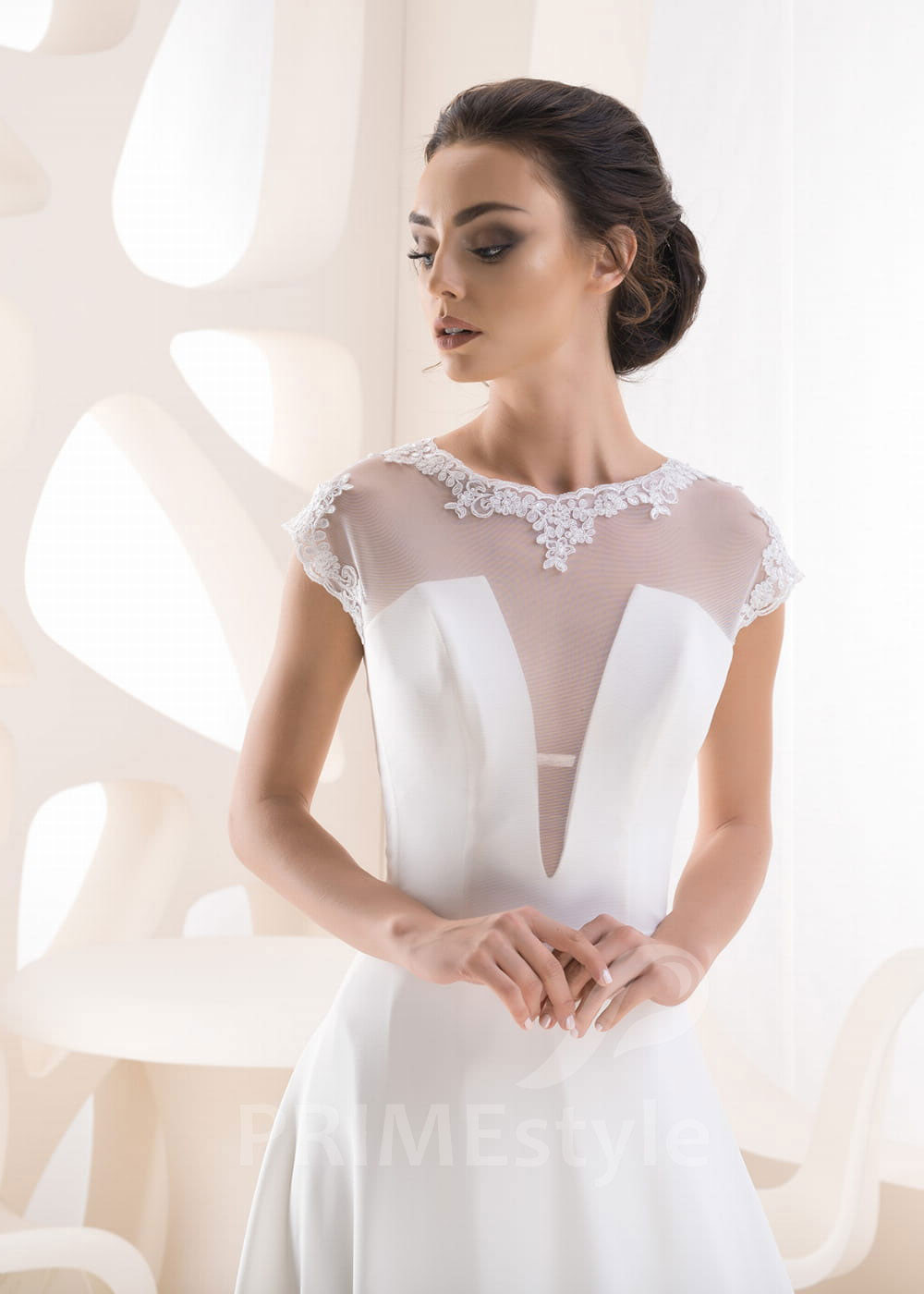 Čipkované svadobné bolerko RB-110