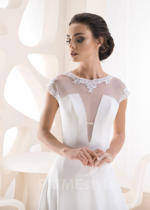 Čipkované svadobné bolerko RB-110