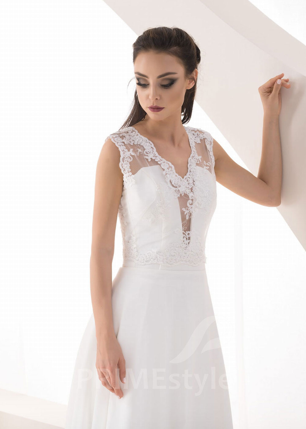 Čipkované svadobné bolerko RB-128