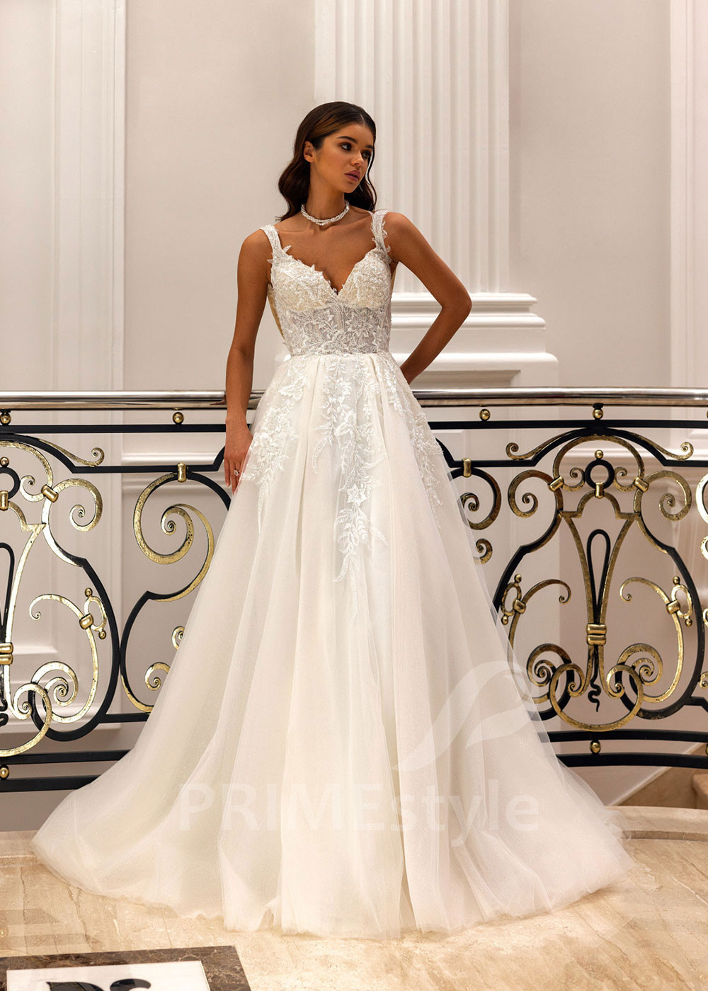 Luxusné čipkované svadobné šaty Sydney