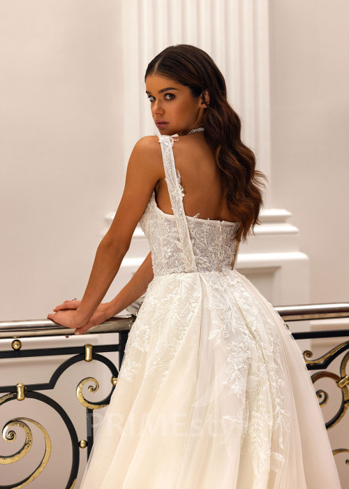 Luxusné čipkované svadobné šaty Sydney