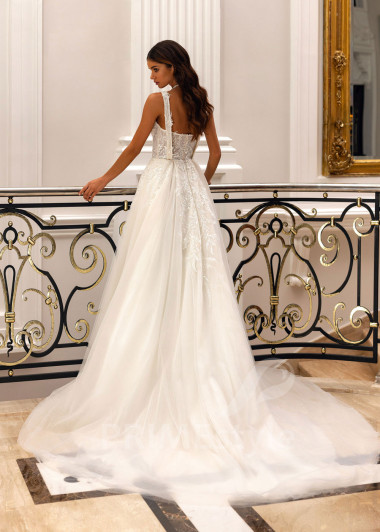 Luxusné čipkované svadobné šaty Sydney  - primestyle.sk