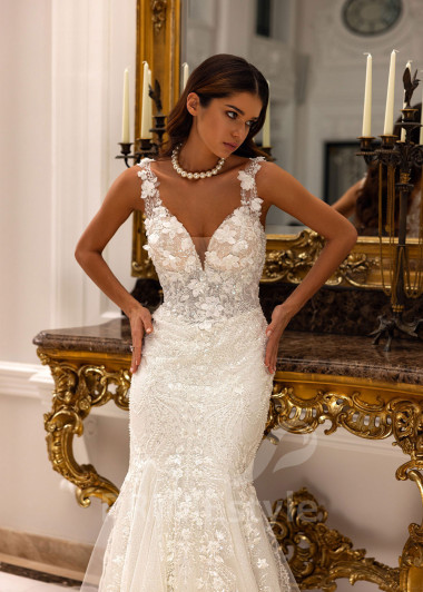 Luxusné kvetované svadobné šaty Tiffany - primestyle.sk