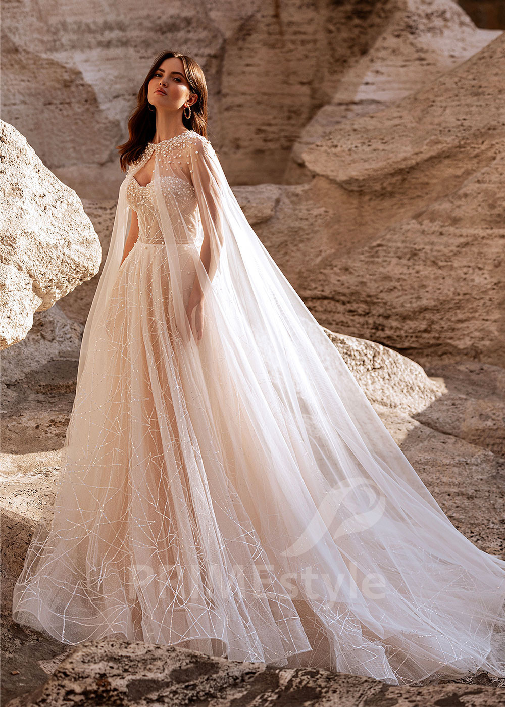 Luxusné romantické svadobné šaty RS851