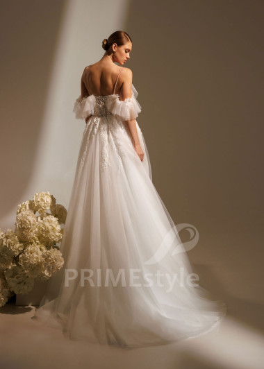 Svadobné šaty so spadnutými ramienkami Daisy | PRIMESTYLE.SK