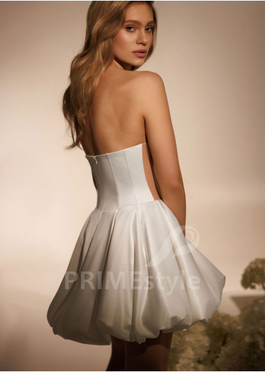 Krátke svadobné šaty Mia s korzetom | PRIMESTYLE.SK
