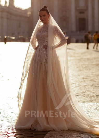 Luxusné elegantné svadobné šaty RS855 - primestyle.sk