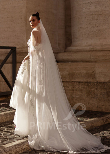 Luxusné čipkované svadobné šaty RS856 - primestyle.sk