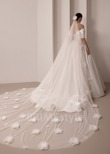 Luxusné saténové svadobné šaty VS1213 | PRIMESTYLE.SK