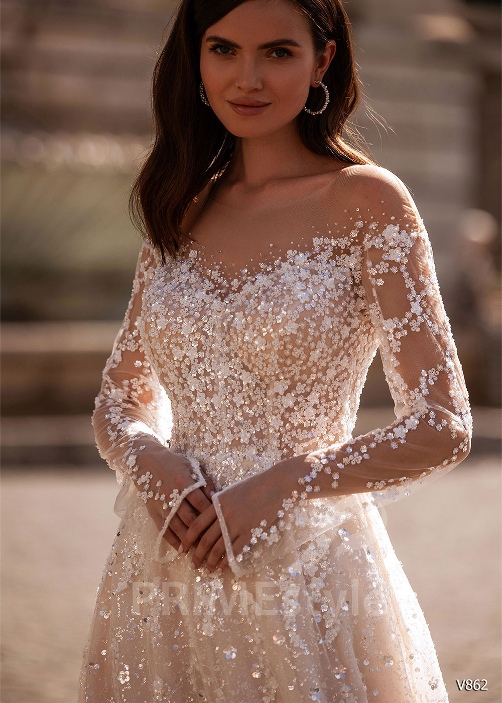 Luxusné princeznovské svadobné šaty RS862