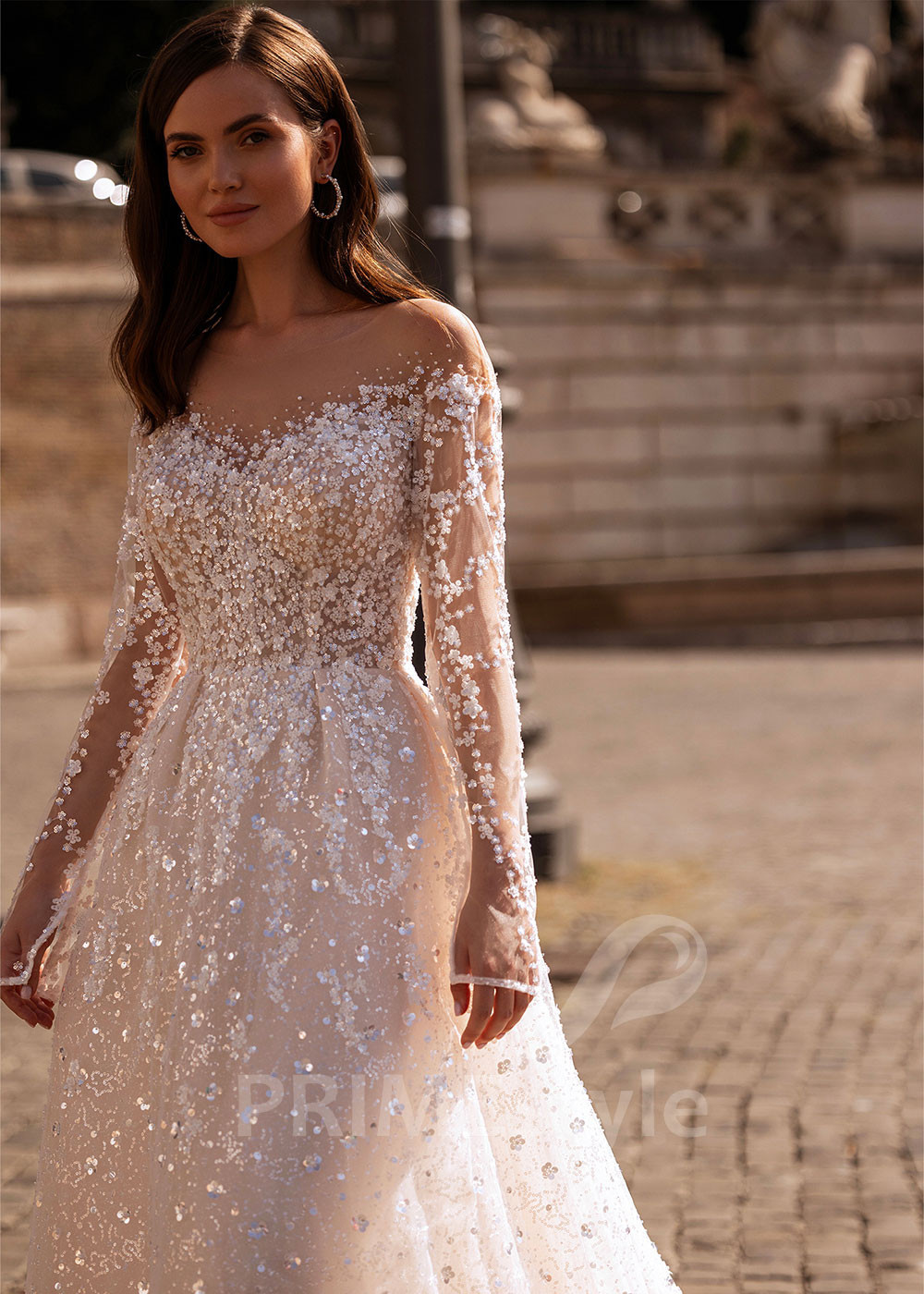 Luxusné princeznovské svadobné šaty RS862