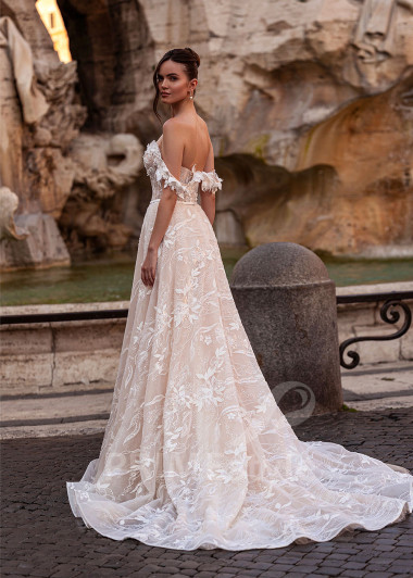 Luxusné romantické svadobné šaty RS863 - primestyle.sk