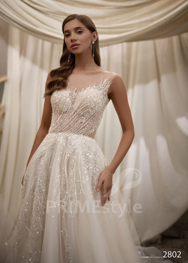 Luxusné čipkované svadobné šaty RC2802 - primestyle.sk