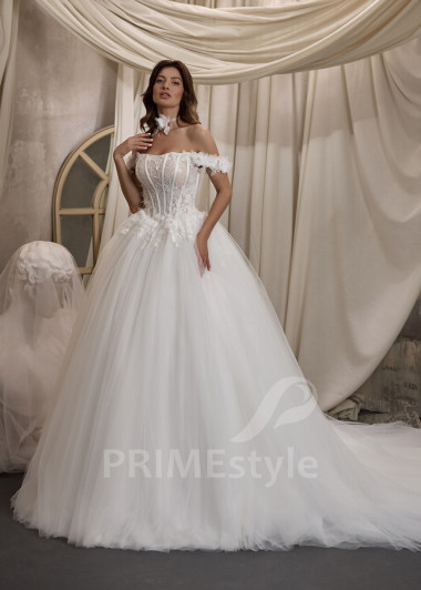 Princeznovské svadobné šaty RC2804