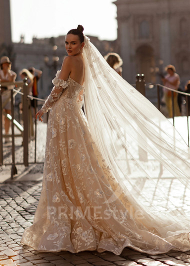 Luxusné úzke svadobné šaty RS865 - primestyle.sk