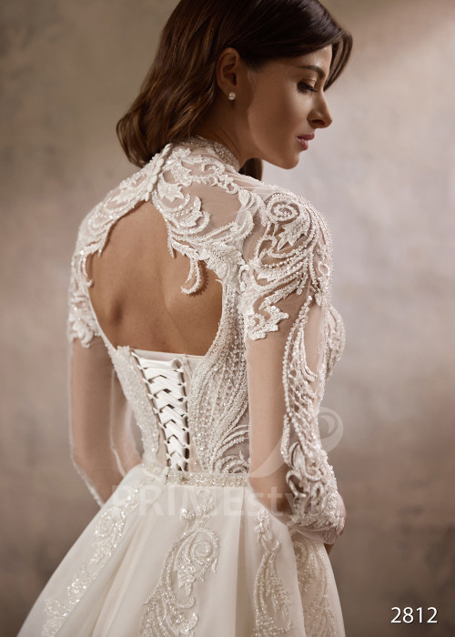 Luxusné Svadobné šaty s odopínateľnou vlečkou RC2812