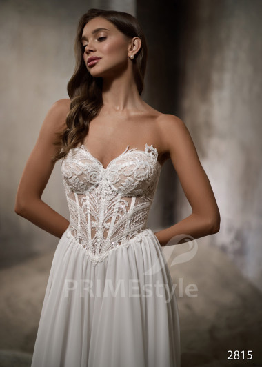 Elegantné svadobné šaty pre staršie nevesty RC2815 - primestyle.sk