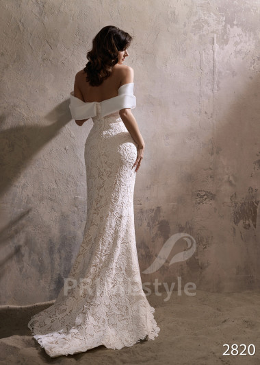 Luxusné celočipkované svadobné šaty RC2820 - primestyle.sk