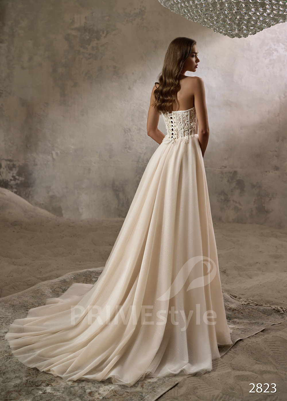 Romantické tylové svadobné šaty RC2823