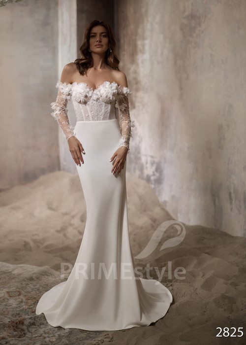 Luxusné celočipkované svadobné šaty RC2825