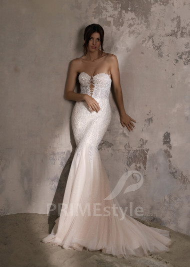 Luxusné svadobné šaty morská panna RC2829 - primestyle.sk