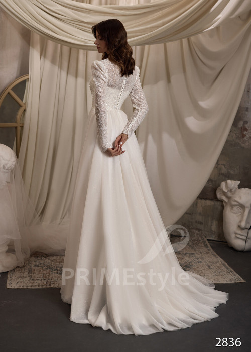 Elegantné svadobné šaty pre staršie nevesty RC2836