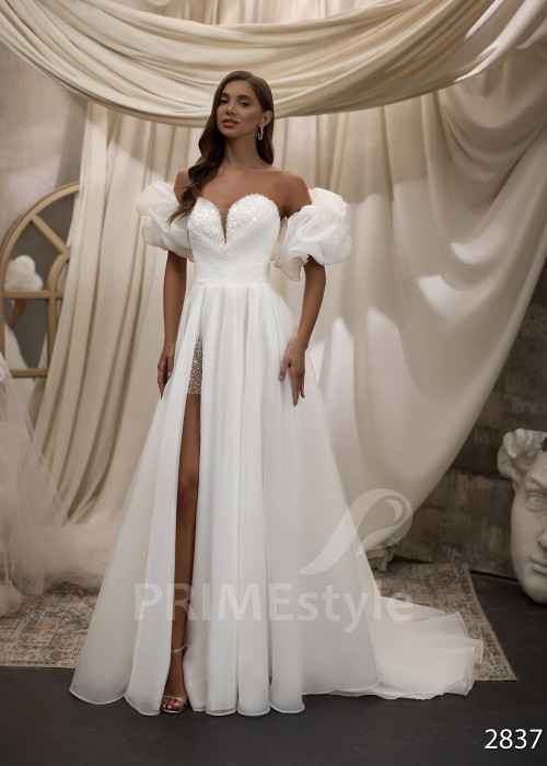 Romantické tylové svadobné šaty RC2837