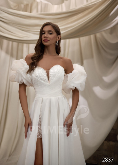 Romantické tylové svadobné šaty RC2837 - primestyle.sk