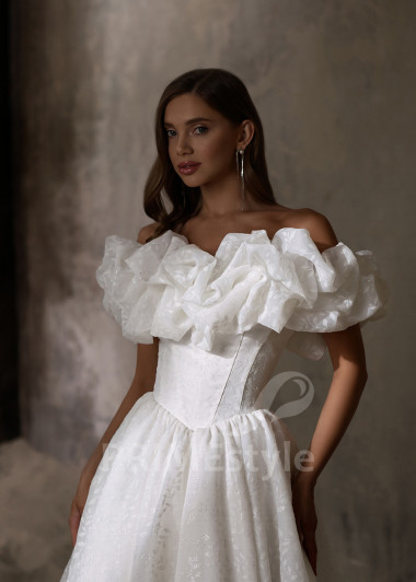 Trblietavé princeznovské svadobné šaty RC2839 - primestyle.sk