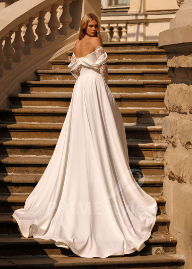 Saténové svadobné šaty Darling - primestyle.sk