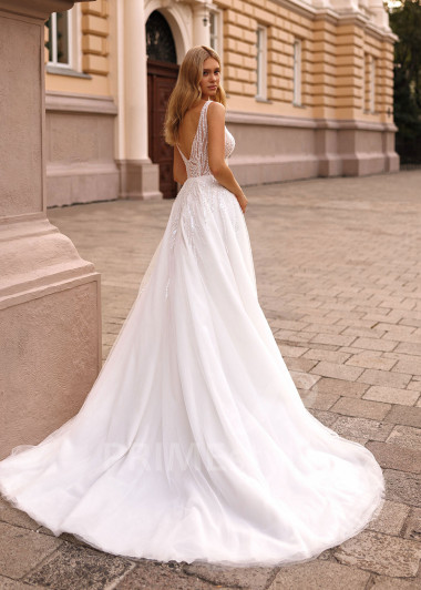 Luxusné trblietavé svadobné šaty Perla - primestyle.sk