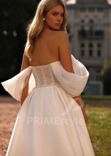 Padavé svadobné šaty Swan - primestyle.sk