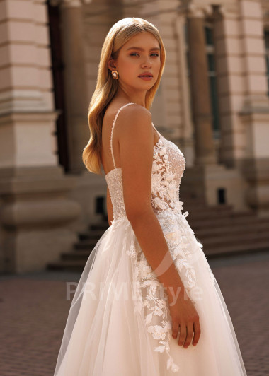 Svadobné šaty na ramienka Tiana - primestyle.sk