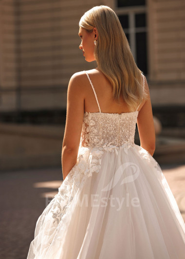 Svadobné šaty na ramienka Tiana - primestyle.sk