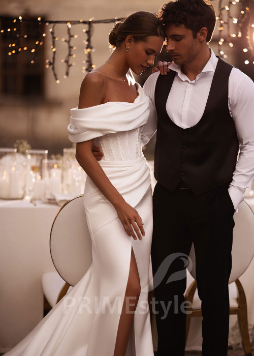 Luxusné extravagantné svadobné šaty FA006