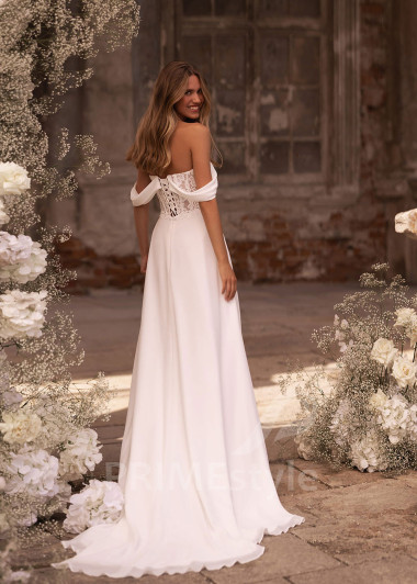 Luxusné čipkované svadobné šaty FA009 - primestyle.sk